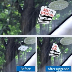 Adhesive Oil Change Due Reminder Stickers – 100 Count for Windshields