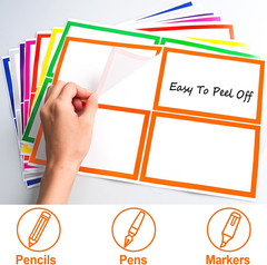 160Pc Moving Box Labels 6×4 Color Coded Writable Packing Stickers Home Organizat