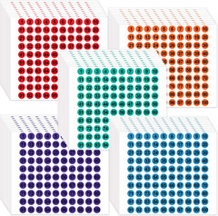 5000PCS Number Stickers 1-100 Round Dot Labels 0.4 Inch Removable Inventory