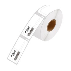1Roll PriceTag 400 Label Rat-Tail Style for DYMO LabelWriter 30373 7/8″x15/16″