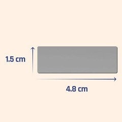 150 Pack Scratch Off Stickers Rectangular Labels for Raffles Wedding, 1.9×0.6In
