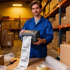 2-40 Rolls Direct Thermal Shipping Labels 4×6 250 Per Roll for Zebra Eltron 2844