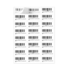6000 Count Premium Shipping Mailing Labels 1″x2-5/8″ Adhesive 30 Per Sheet 30-UP