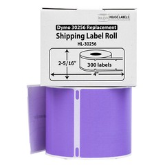 DYMO LW 30256 COLOR Direct Thermal LAVENDER Shipping Labels – (2) Rolls of 300