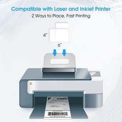 MaxGear 4×6 inch Shipping Address Labels,for Inkjet or Laser Printer, USPS Posta