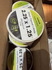 Thermal Barcode Labels 2 Pack 2.25”x 1.25” FNSKU UPC FBA SKU