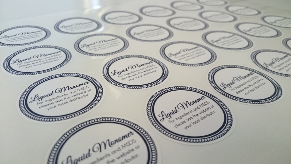 60mm Printed Round Stickers – Custom Logo labels – Postage labels – Personalised