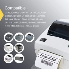 10 Rolls 2000/R 3×1 Barcode Thermal Labels for Zebra Eltron LP2824 Eltron 3″x1″