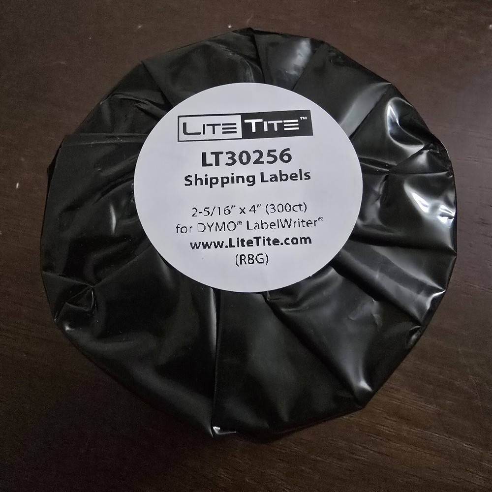 7) Lite Tite Rolls of 300/Roll Shipping Labels 2 5/16 x 4 for DYMO 30256