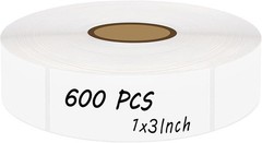 600Pcs Blank Removable Freezer Labels,1X3In Date Label Stickers,No Residue Food