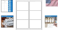 100 Sheets of Self-Adhesive Shipping Labels – 600 Count, 3-1/3″ x 4″