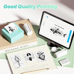 TYPONOS Genuine Self-Adhesive Thermal Printer Stickers, TP54x3.2, White