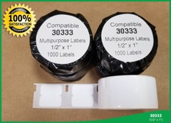 2 Rolls of White 30333 Dymo(R) LabelWriter 330 400 EL60 SE300 XL Twin Turbo Duo
