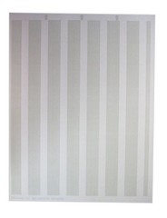 250-Pack CENTURION Gray Laser Printer Bin Tag Labels 1-1/8×1-1/4