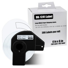 3x DK1241 Standard Shipping Labels 152mm x 101mm W/Cartridge for Brother QL-1100