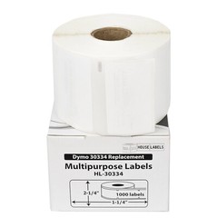 DYMO LW 30334-R : REMOVABLE Multipurpose Labels – (1) Roll of 1000 – FREE SHIP