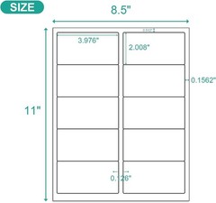 Permanent Adhesive Shipping Labels 2×4 Inches for Reliable Package Labeling
