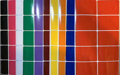 100 Rectangular Moving Tags Labels Sticker 10 different Colors 2″H x 3″W