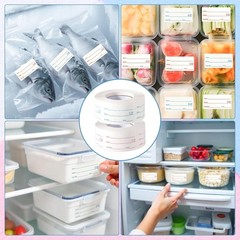 4000 Count Food Labels in Two Colors – Removable 1×2 Inch Stickers for Freezer
