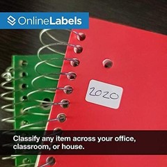 OnlineLabels 0.75″ x 0.5″ Labels – White Matte – Inkjet/Laser – 10 Sheets | P…