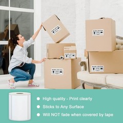 1-6 Rolls Thermal Labels 4″x2″ UPC Barcodes Address Shipping Labels For Zebra