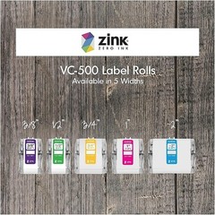 Genuine CZ-1002 Continuous Length 1/2″ 0.5″ 12mm Wide x 16.4 ft 5 m Long Label
