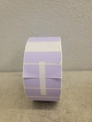 3″ x 1″ Direct Thermal Labels – 1″ Core Purple