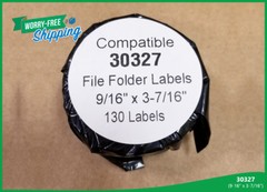 File Folder Labels 50 Rolls 130 labels per roll 30327 Compatible w/Dymo® Printer
