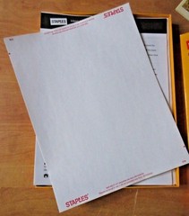 Staples 5163 / 8163 Laser/inkjet White Mailing Labels 660 Labels 2 x 4  