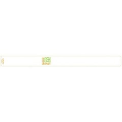 HUBERT® White Laser Band-It Custom Labels Imprinted “Made Fresh Daily” – 13