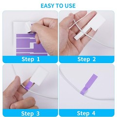 White Cable Labels, 300 Premium Wire Label Tags for Electronics, Printable Cord