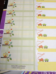 2 pks 3M BABY ADDRESS LABELS 3900H 150 ct EA-Laser Inkjet Permanent Adhesive