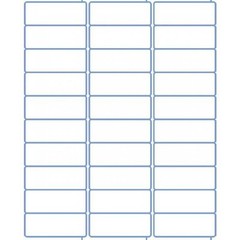 30000 2.625 x 1 Laser Ink Adhesive Labels Address Ship 30 Per Sheet 1 x 2 5/8