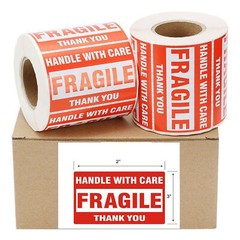 1-10 Rolls 2×3 Mailing Fragile Labels FRAGILE HANDLE WITH CARE Stickers 500/Roll