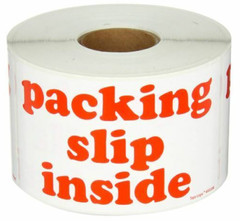 500 Roll Packing Slip Inside Tape Logic Preprinted Shipping Labels SCL556 3 x 5