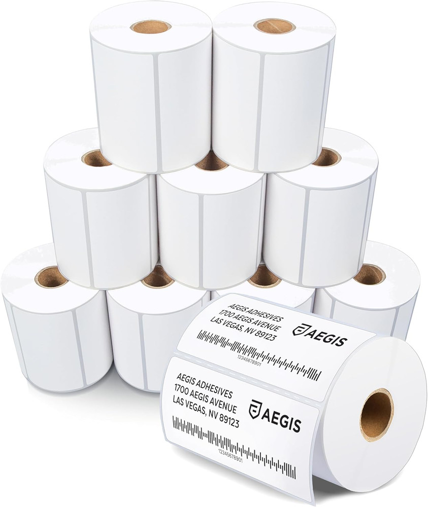 3.5″ x 1.5″ Direct Thermal Labels – 9000 Count for Zebra & Rollo Printers
