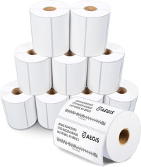 3.5″ x 1.5″ Direct Thermal Labels – 9000 Count for Zebra & Rollo Printers