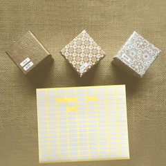 Pack of 6480, 45 Sheet White Rectangle Labels Small Blank Stickers Self