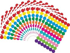 1050 PCS Removable Color Coding Dot Stickers – 10 Vibrant Colors for All Uses