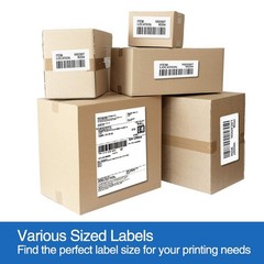 500 Sheets Matte Sticker Paper Full-Sheet 8-1/2″ x 11″ Self Adhesive Shipping…