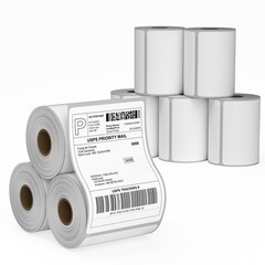 8 Rolls 4XL Labels 4″x6″ Direct Thermal Shipping Label Compatible with LabelW…