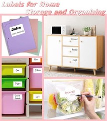 Removable Label Stickers for Organizing -200PCS 3 x 2 inch Waterproof White H…