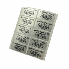 1000 WARRANTY VOID IF REMOVED Tamper Proof Security Sticker with serial number