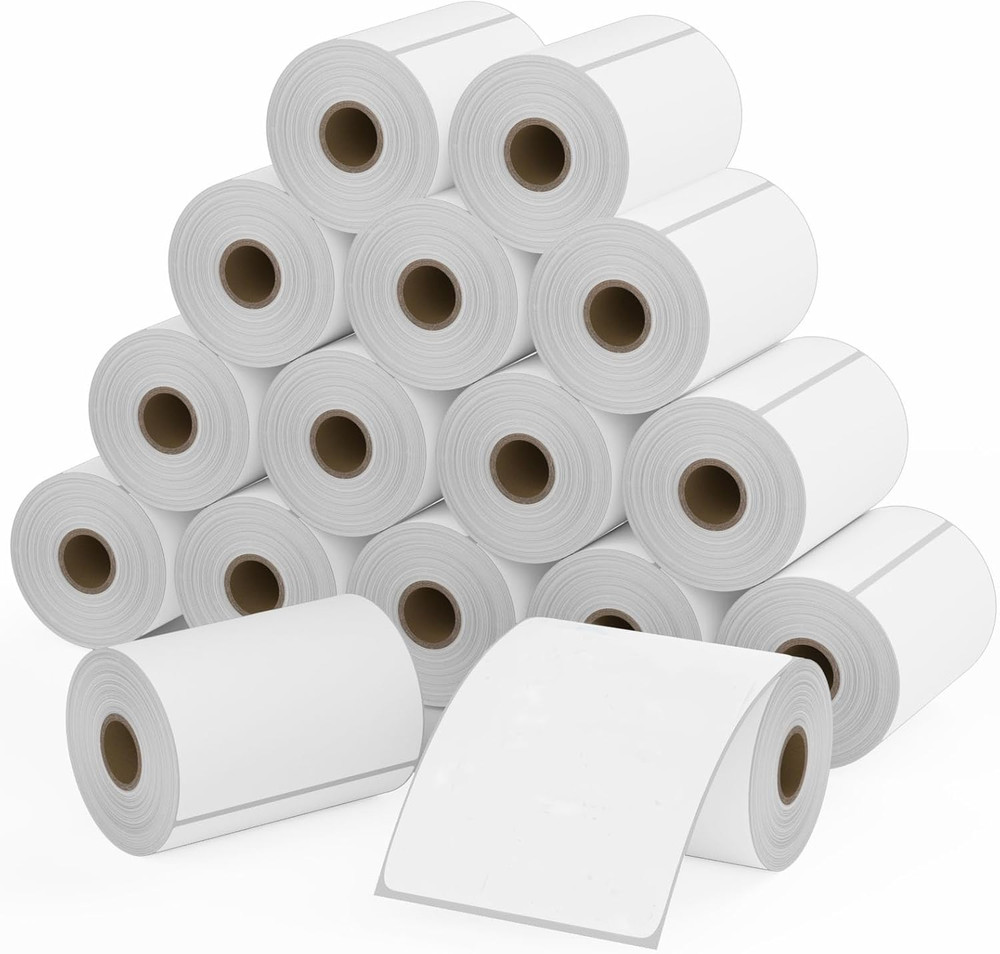 4X6 Direct Thermal Shipping Labels for Zebra & Eltron Printers, 4000 Labels
