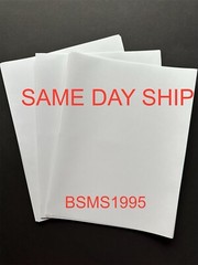 LOT 25 HALF SHEET SHIPPING SELF ADHESIVE (50 LABELS) 8.5″ x 5.5″ / 2 PER SHEET