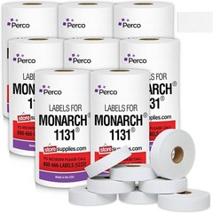 Monarch 1131 Pricing Labels – 160,000 Labels, 8 Sleeves