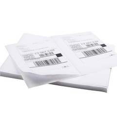 50-8000 Mailing Shipping Labels 8.5″x5.5″ Half Sheet Self Adhesive Blank Labels