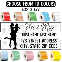 50 RETURN ADDRESS MAILING LABELS 2.25″×1.25 ENVELOPE STICKERS SCRATCH RESISTANT