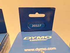 Lot Of 3 DYMO Labels 30327 9/16 X 3 7/16 130 Each New In Box Read Desc See Pics