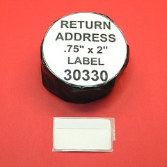 4 Rolls Return Address / Barcode Label fit Dymo 30330 – USA Seller & BPA Free